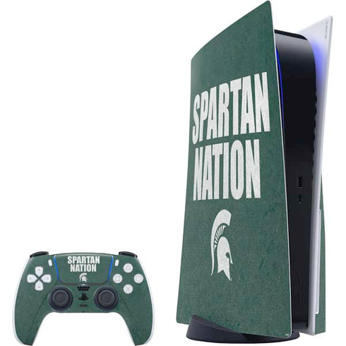 Michigan State University Spartans Nation PlayStation PS5 Skins